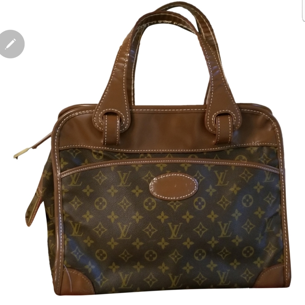 Sale Rare  Vintage  Louis Vuitton French  Company carry on shoulder bag
